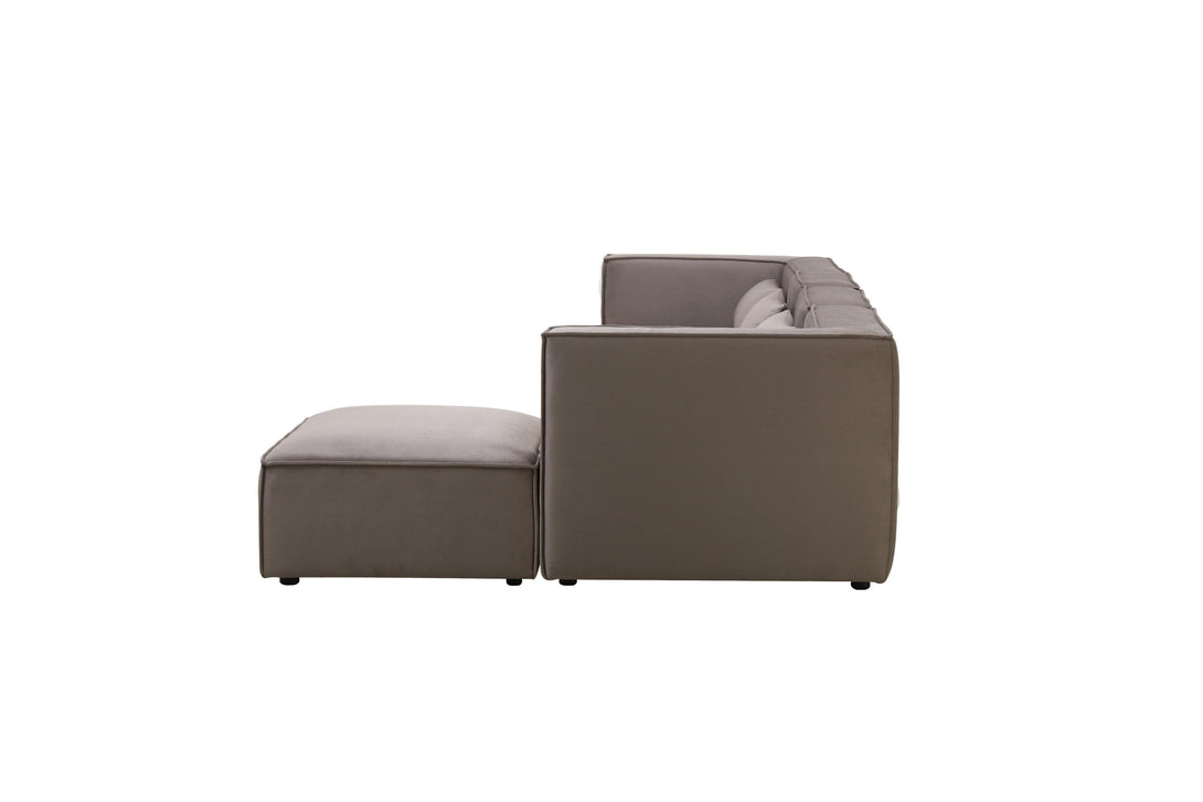 Rauma 4 Seater + Ottoman - Auberge Designs